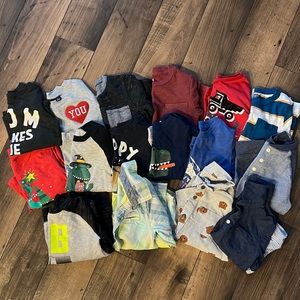 Boys 4T Long sleeve shirt bundle, 15 total. Carter’s, Cat & Jack, Old Navy